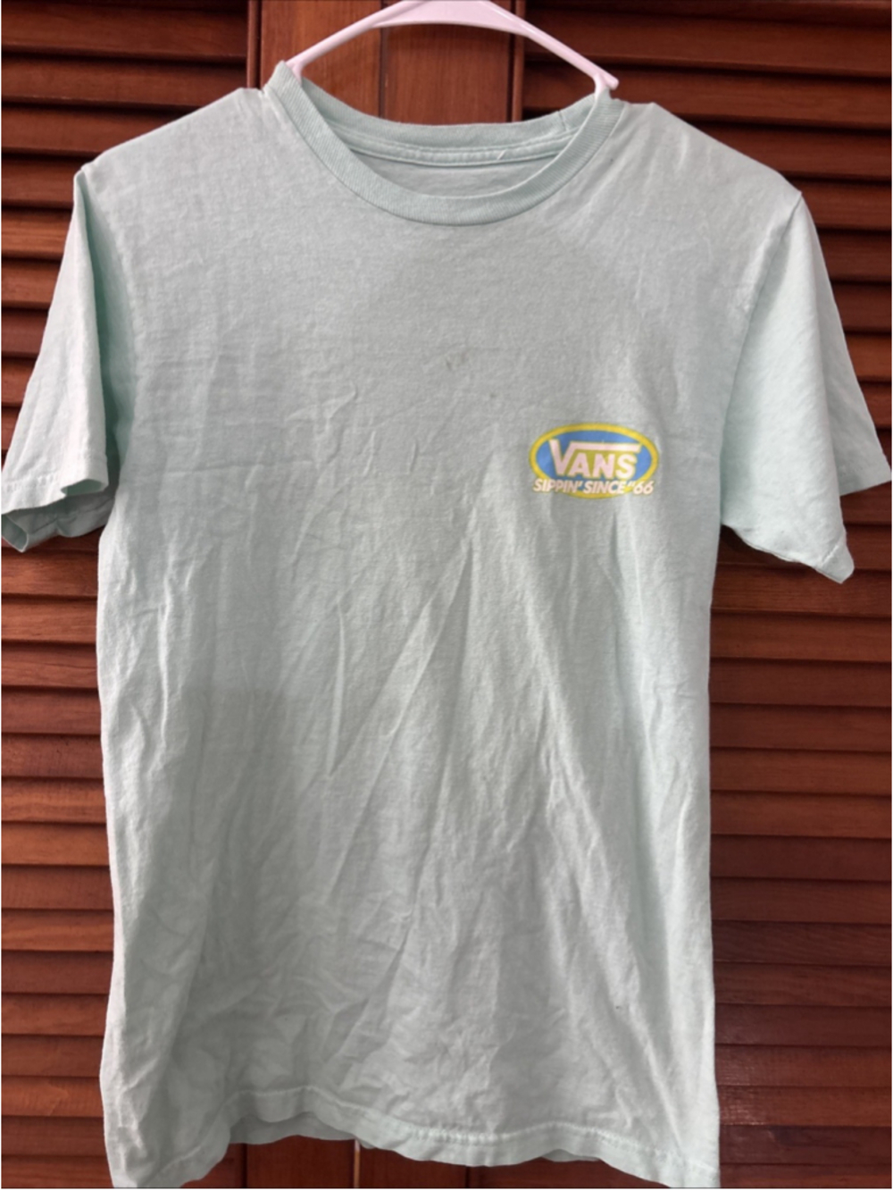 Vans off the wall Sippin Since 66 T Shirt Adult Size Small